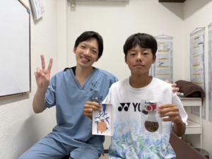 膝痛改善し表彰