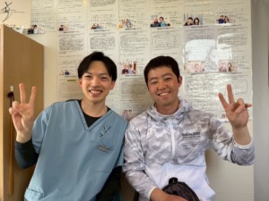 腰痛改善記念